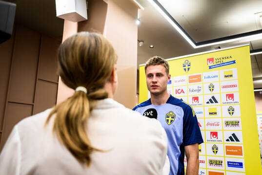 Mattias Svanberg of the Swedish men's football national team