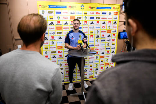 Gabriel Gudmundsson of the Swedish men's football national