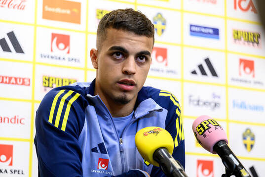 Yasin Ayari of the Swedish men's football national team