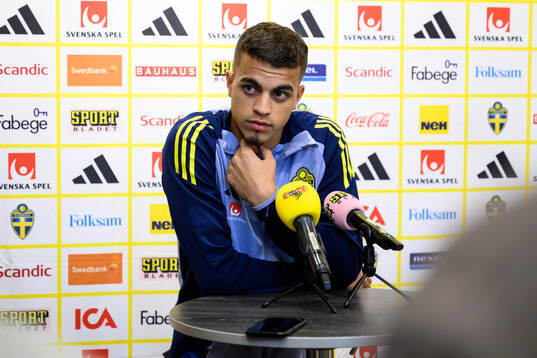 Yasin Ayari of the Swedish men's football national team