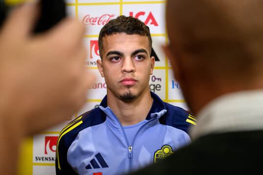 Yasin Ayari of the Swedish men's football national team