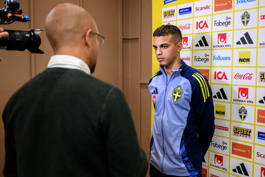 Yasin Ayari of the Swedish men's football national team