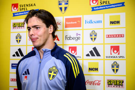 Goalkeeper Jacob Widell Zetterström of the Swedish men's