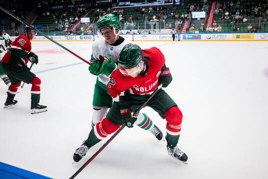 Rögles Anton Bengtsson och Frölundas Christian Folin