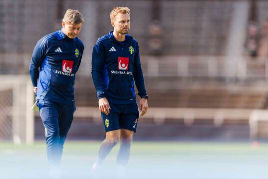 Head coach Jon Dahl Tomasson and assistent coach Sebastian