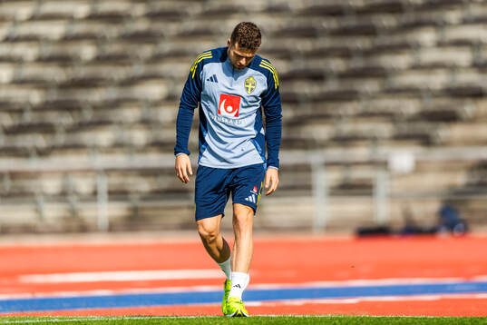 Gabriel Gudmundsson of the Swedish men's football national
