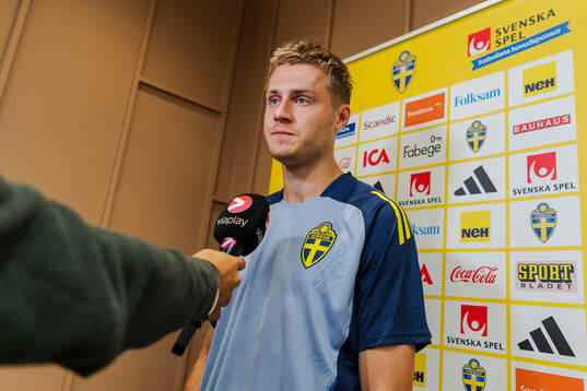 Mattias Svanberg of the Swedish men's football national team