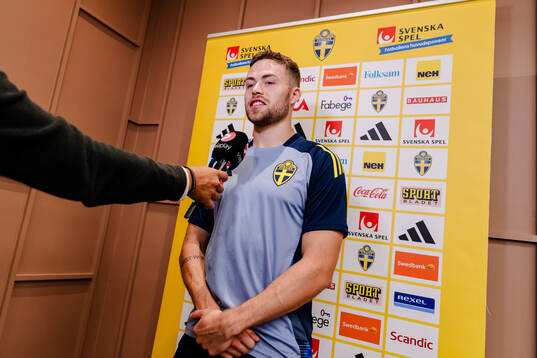 Gabriel Gudmundsson of the Swedish men's football national
