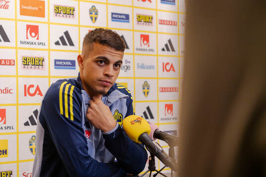Yasin Ayari of the Swedish men's football national team