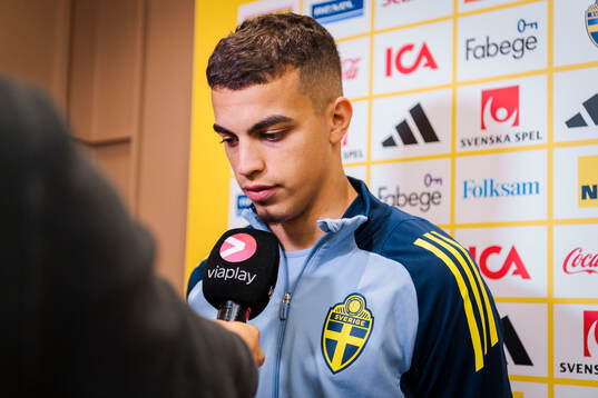 Yasin Ayari of the Swedish men's football national team