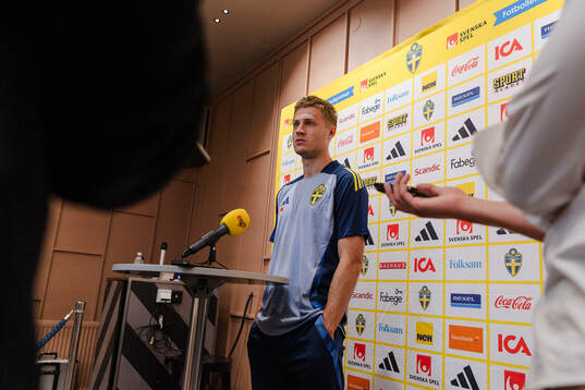 Mattias Svanberg of the Swedish men's football national team