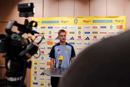 Mattias Svanberg of the Swedish men's football national team