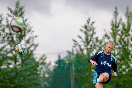 Erling Braut Haaland of the Norwegian national football team