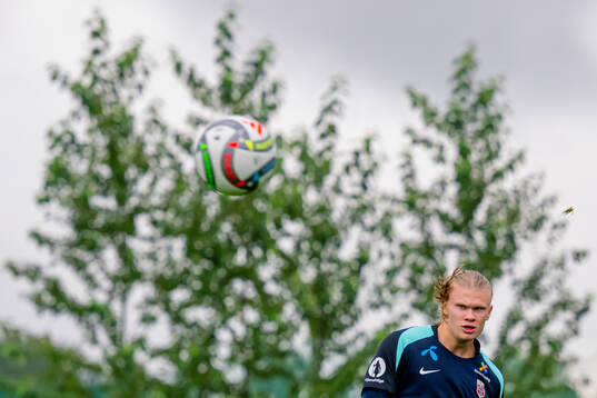 Erling Braut Haaland of the Norwegian national football team