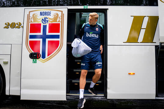 Sondre Langås of the Norwegian national football team
