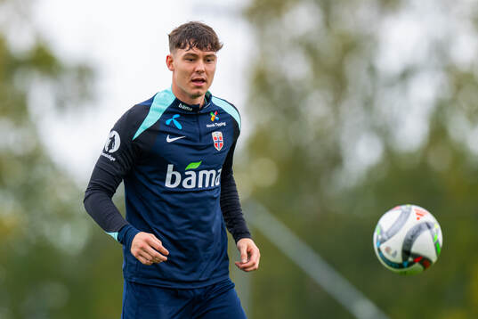 Jørgen Strand Larsen of the Norwegian national football