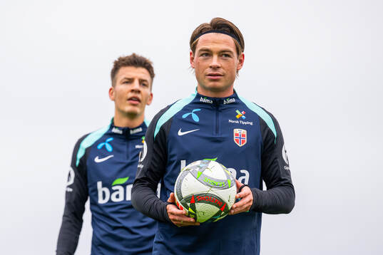 Jostein Gundersen and Patrick Berg of the Norwegian