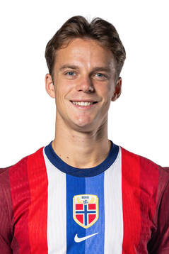 Felix Horn Myhre of the Norwegian national football team