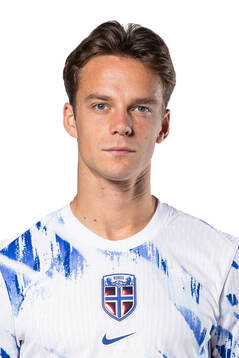 Felix Horn Myhre of the Norwegian national football team