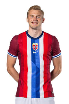 Sondre Langås of the Norwegian national football team