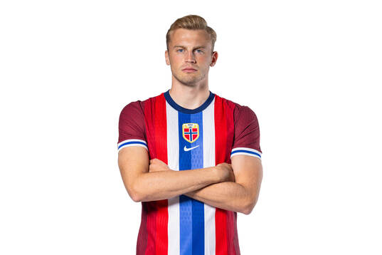 Sondre Langås of the Norwegian national football team