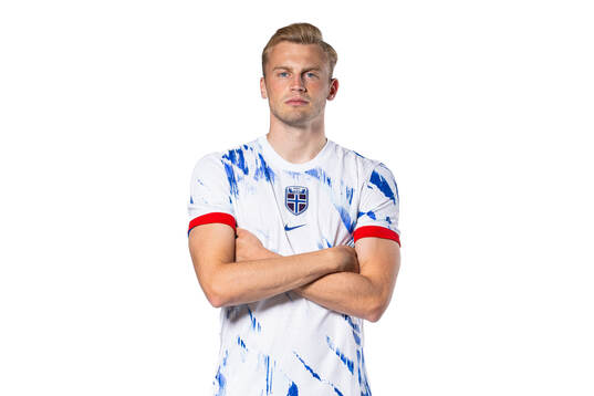 Sondre Langås of the Norwegian national football team
