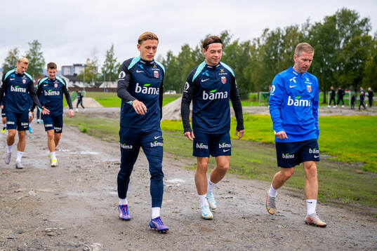 Marcus Holmgren Pedersen, Patrick Berg and fitness coach