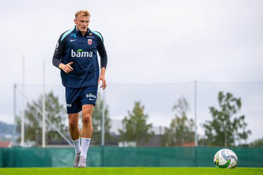 Sondre Langås of the Norwegian national football team