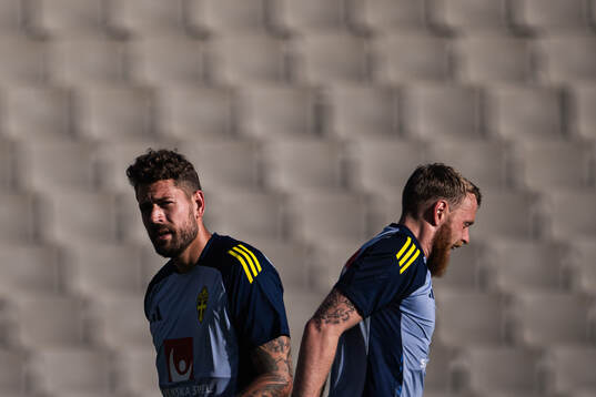 Goalkeeper Viktor Johansson and goalkeeper Kristoffer