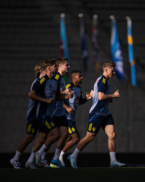 Viktor Gyökeres of the Swedish national football team