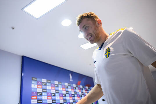 Dejan Kulusevski of the Swedish national football team