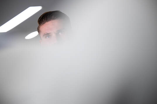 Viktor Gyökeres of the Swedish national football team in a