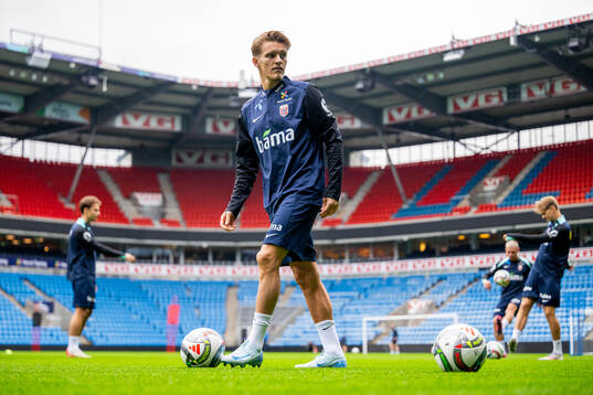 Martin Ødegaard of the Norwegian national football team