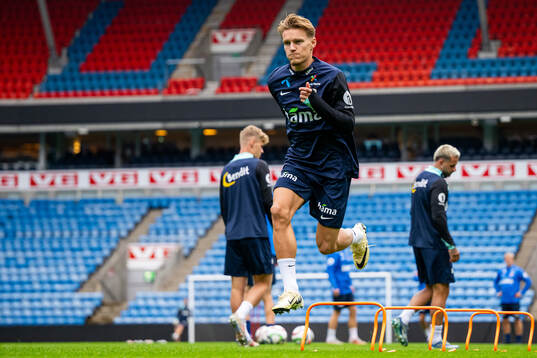 Martin Ødegaard of the Norwegian national football team