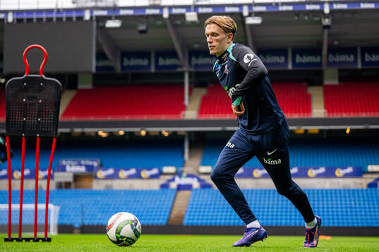 Marcus Holmgren Pedersen of the Norwegian national football