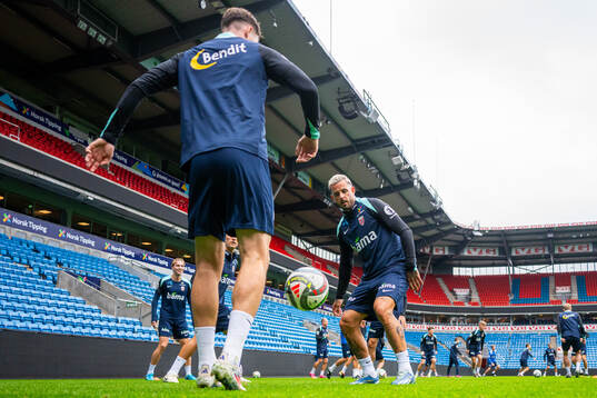 Aron Dønnum of the Norwegian national football team