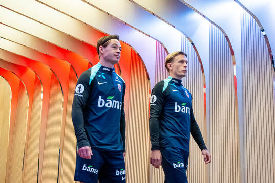 Patrick Berg and Marcus Holmgren Pedersen of the Norwegian