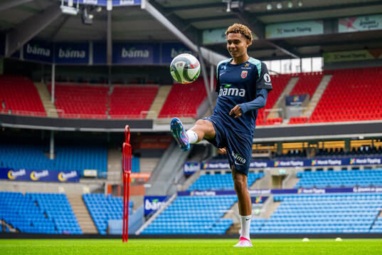 Antonio Nusa of the Norwegian national football team
