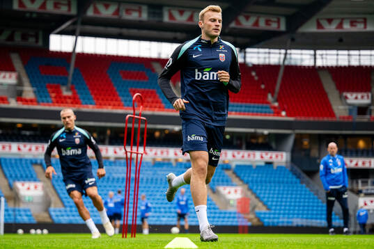 Sondre Langås of the Norwegian national football team