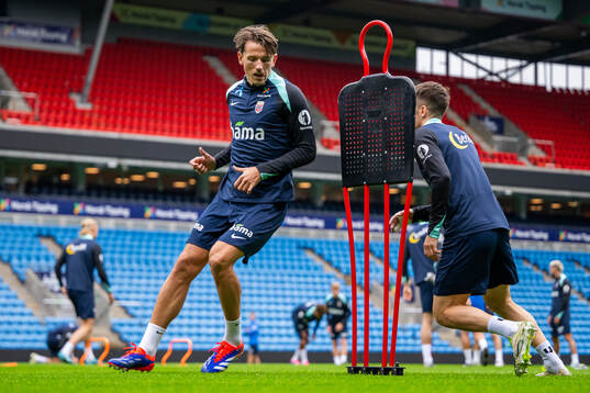 Sander Berge of the Norwegian national football team