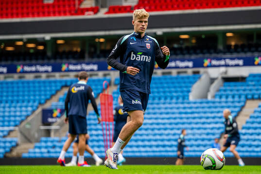 Sindre Walle Egeli of the Norwegian national football team