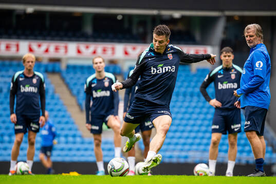 Jostein Gundersen of the Norwegian national football team