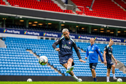 Aron Dønnum of the Norwegian national football team