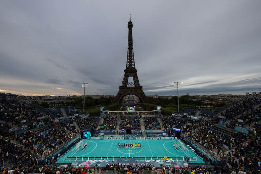 General view of the Eiffel Tower stadium