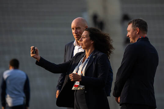 Andrea Möllerberg, general secretary and Kim Källström,