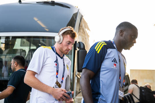 Dejan Kulusevski and Ken Sema of Sweden
