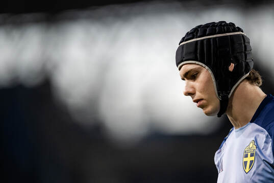 Goalkeeper Jacob Widell Zetterström of Sweden