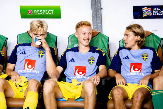 Lucas Bergvall, Hugo Larsson, Sebastian Nanasi of Sweden