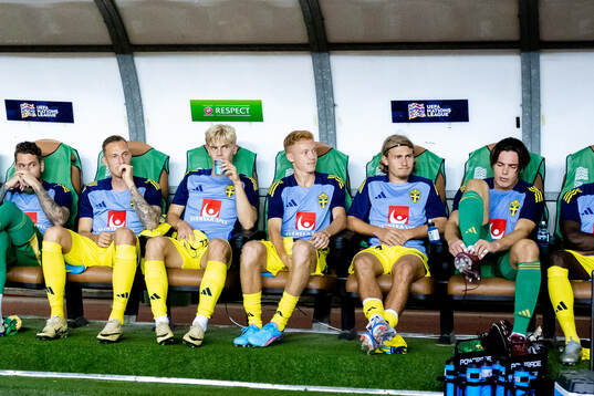 Lucas Bergvall, Hugo Larsson, Sebastian Nanasi, goalkeeper