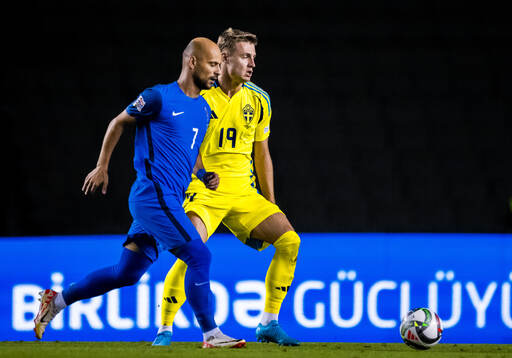 Mattias Svanberg of Sweden and Bahlul Mustafazade of
